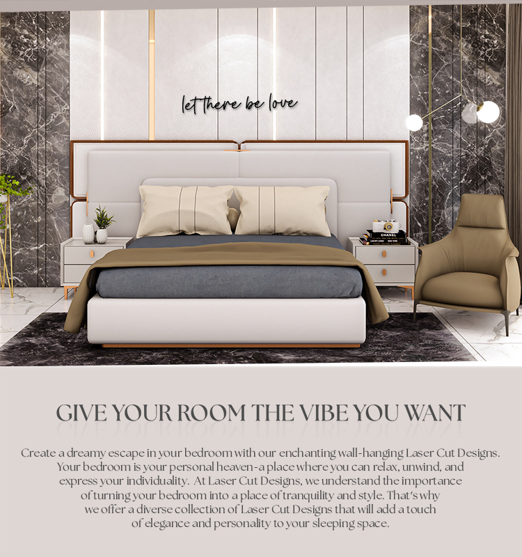 Laser Cut Design Bedroom