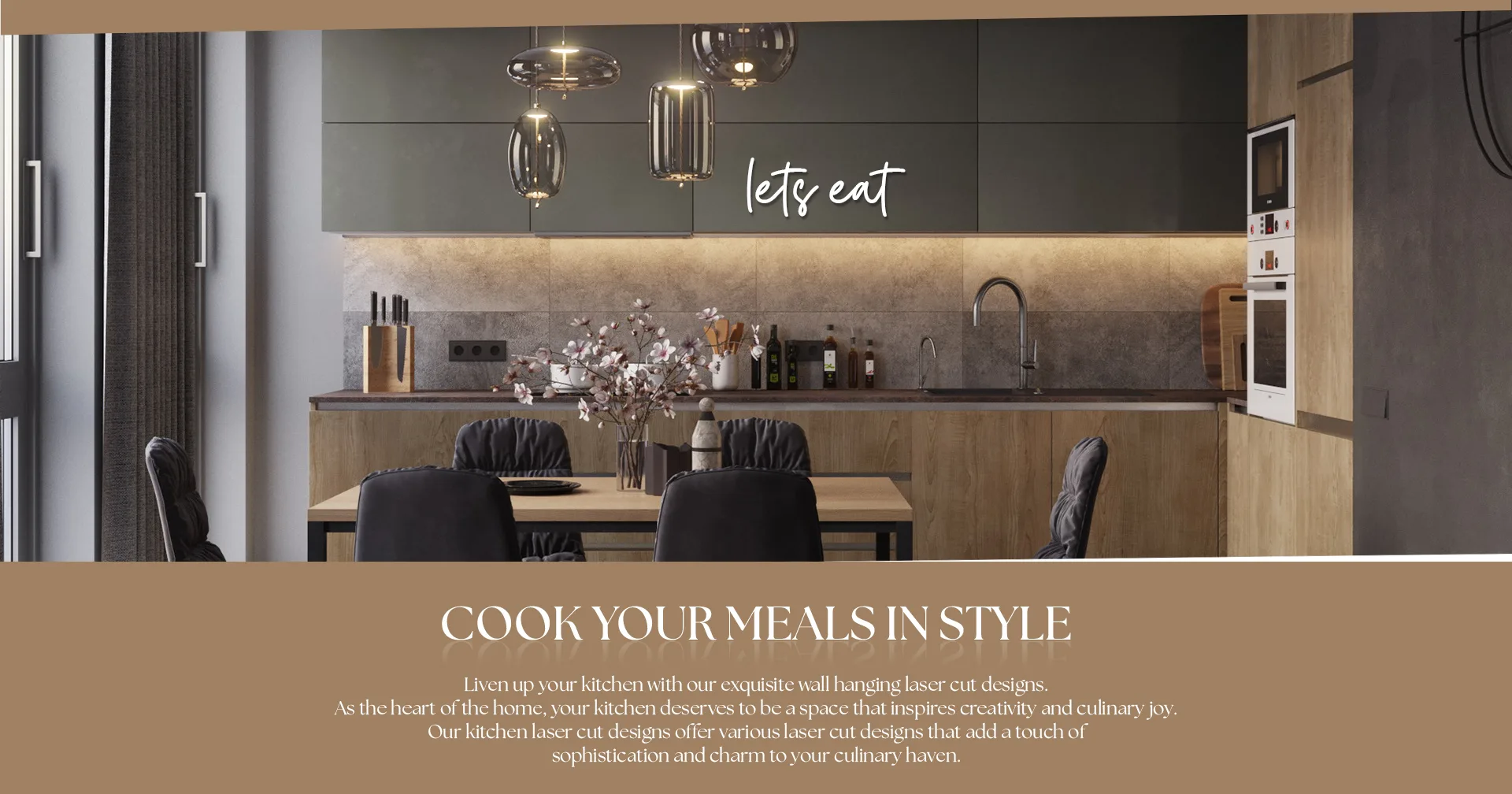 Laser Cut Design - Kitchen