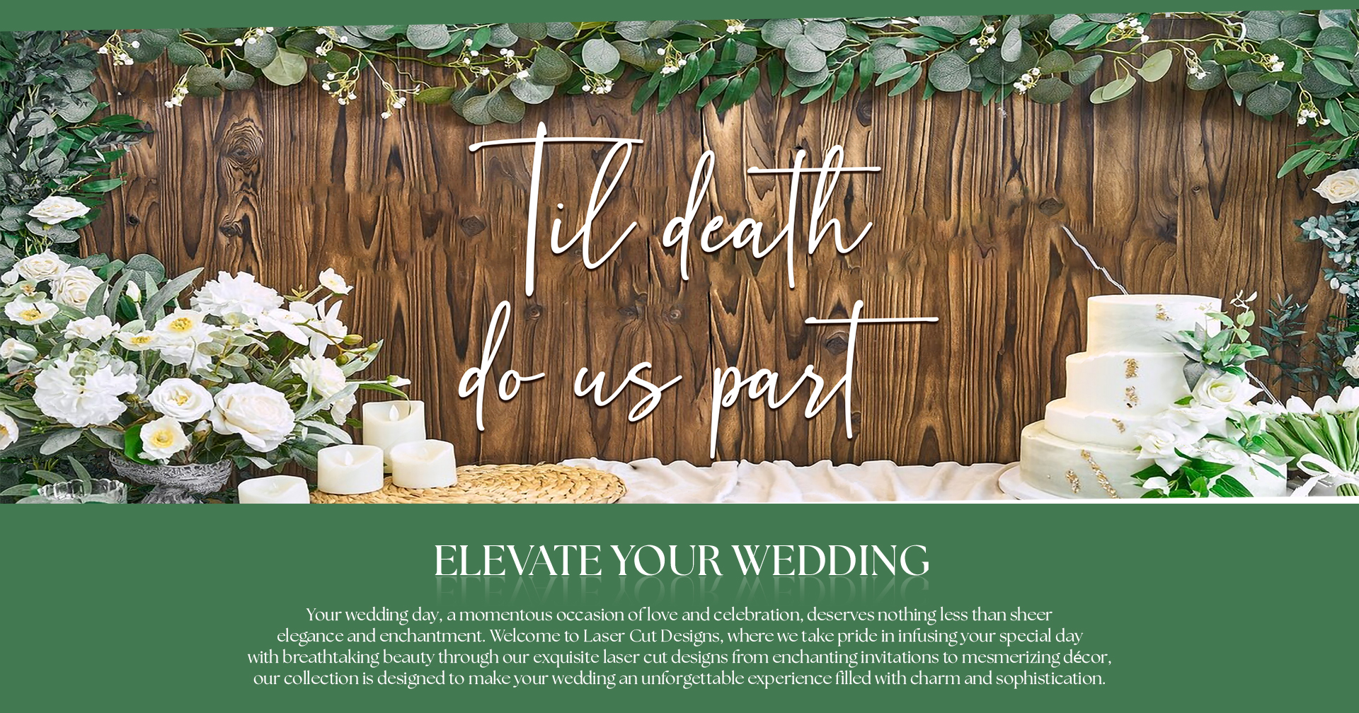 Laser Cut Design - Wedding