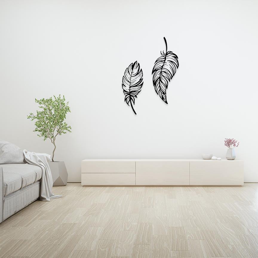 Nature Feather Wall Hanging 2B