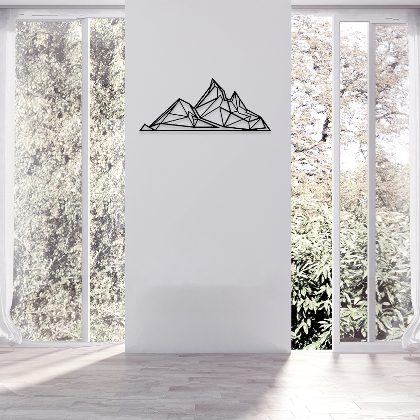 Nature Geometric Mountain Wall Hanging