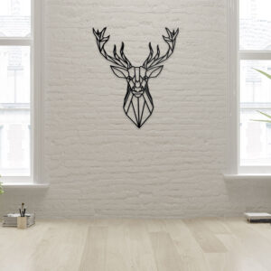 Nature Geometric Deer Head